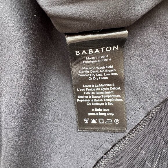 ✨ Babaton/Aritzia | Black Wrap Dress | Size 6 ✨ - Picture 4 of 9